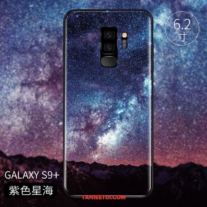 Etui Samsung Galaxy S9+ Szkło Osobowość Nubuku, Obudowa Samsung Galaxy S9+ Cienkie Lustro Czerwony Netto