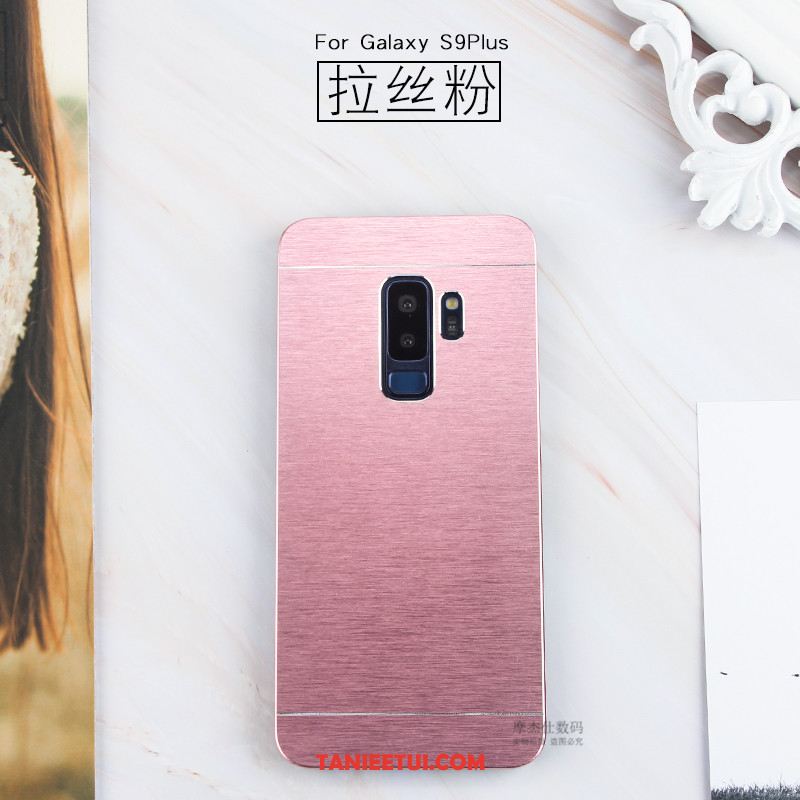 Etui Samsung Galaxy S9+ Trudno Nubuku Telefon Komórkowy, Pokrowce Samsung Galaxy S9+ Gwiazda Metal Jedwab