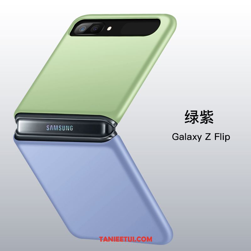 Etui Samsung Z Flip Składać Telefon Komórkowy Anti-fall, Futerał Samsung Z Flip Zielony All Inclusive Purpurowy
