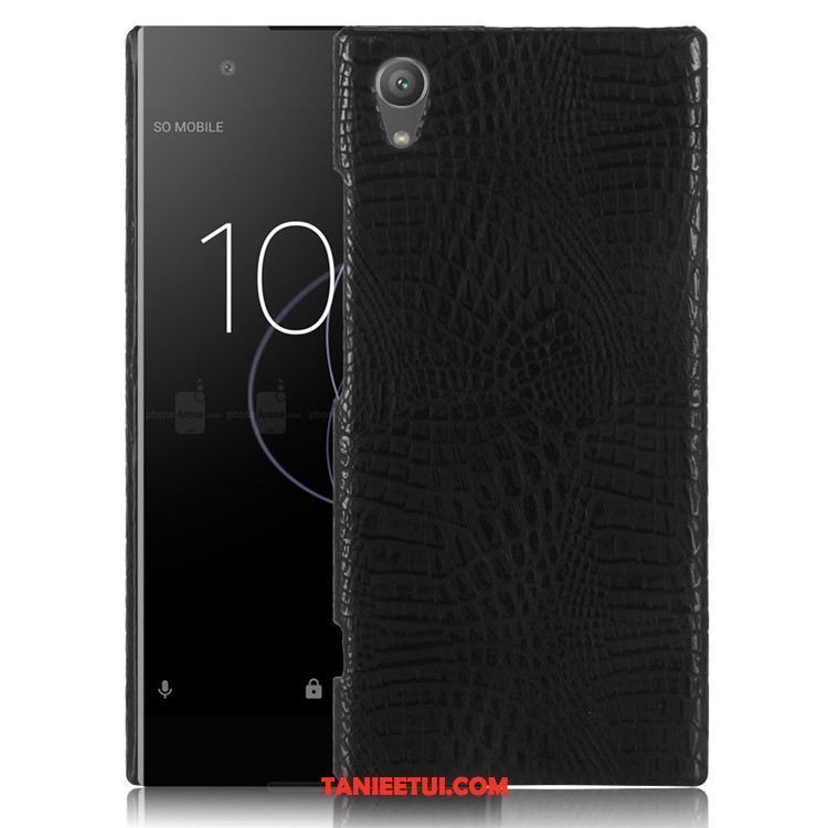 Etui Sony Xperia Xa1 Plus Telefon Komórkowy Krokodyl Trudno, Obudowa Sony Xperia Xa1 Plus Ochraniacz Czarny