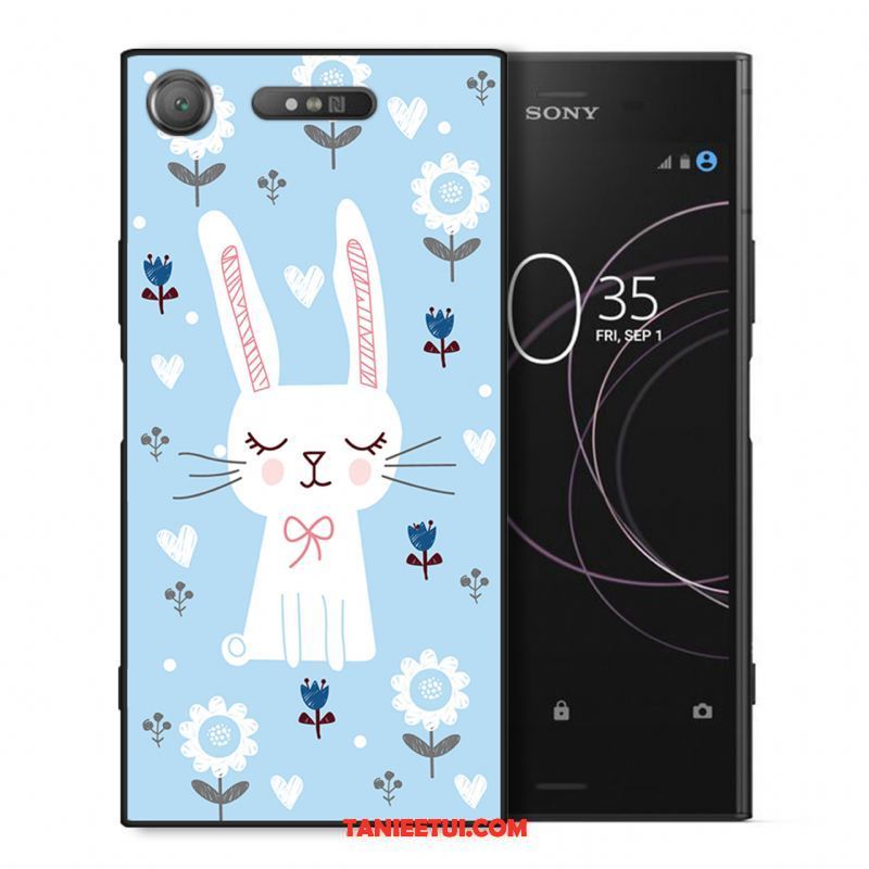 Etui Sony Xperia Xz1 Silikonowe Niebieski Ochraniacz, Futerał Sony Xperia Xz1 Anti-fall Świeży Miękki