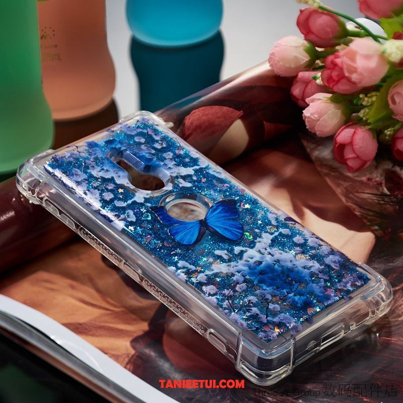 Etui Sony Xperia Xz2 Quicksand Telefon Komórkowy Osobowość, Obudowa Sony Xperia Xz2 All Inclusive Niebieski Anti-fall