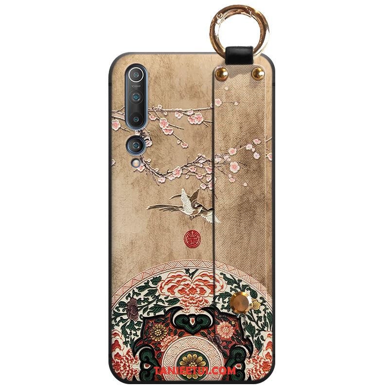 Etui Xiaomi Mi 10 Wzór Mały Chiński Styl, Obudowa Xiaomi Mi 10 Młodzież Ochraniacz Miękki Braun Beige