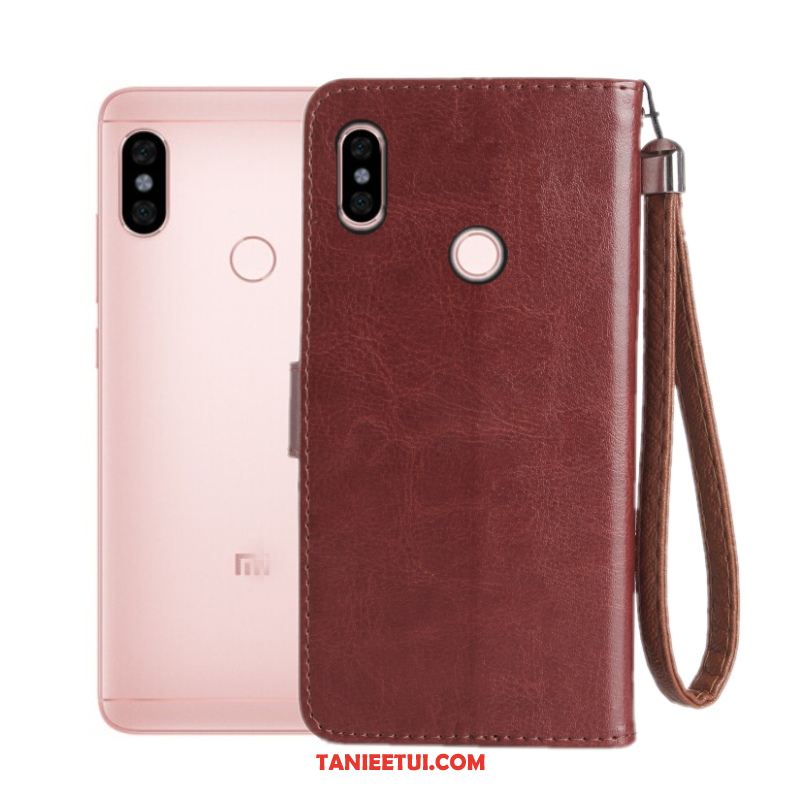 Etui Xiaomi Mi 8 Anti-fall Telefon Komórkowy Miękki, Futerał Xiaomi Mi 8 Ochraniacz Skórzany Futerał Mały Braun Beige