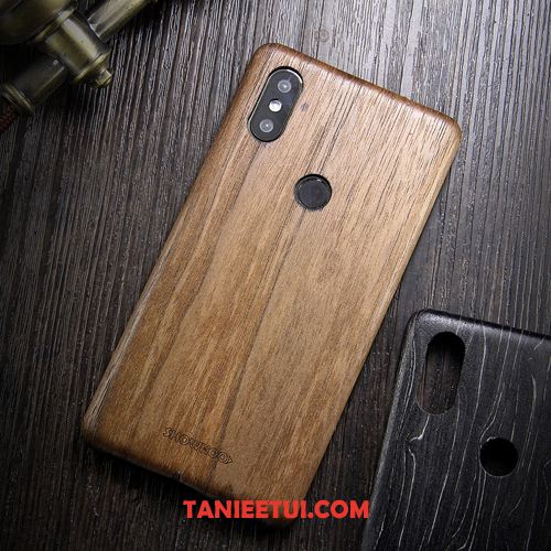 Etui Xiaomi Mi 8 Drewniany Modna Marka All Inclusive, Obudowa Xiaomi Mi 8 Nowy Kreatywne Osobowość Braun Beige