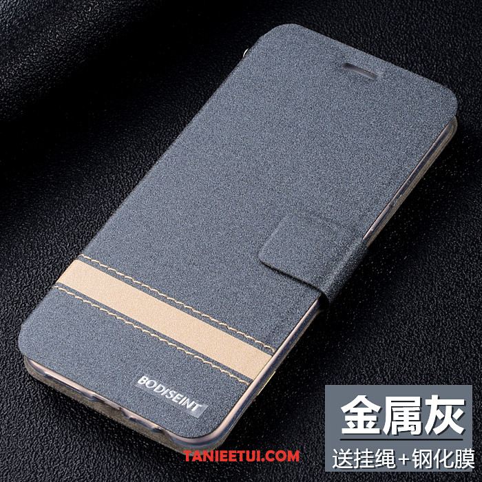 Etui Xiaomi Mi 8 Pro Klapa Telefon Komórkowy Młodzież, Pokrowce Xiaomi Mi 8 Pro Nubuku All Inclusive Szary Beige