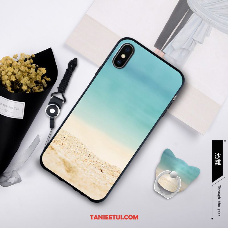 Etui Xiaomi Mi 8 Pro Mały Silikonowe Moda, Obudowa Xiaomi Mi 8 Pro Wzór Modna Marka Anti-fall Beige