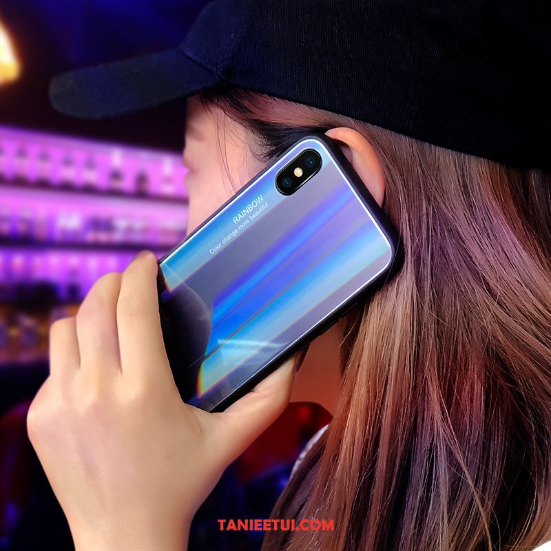 Etui Xiaomi Mi 8 Pro Telefon Komórkowy Wzór Kreatywne, Pokrowce Xiaomi Mi 8 Pro Anti-fall Nowy Szkło Beige