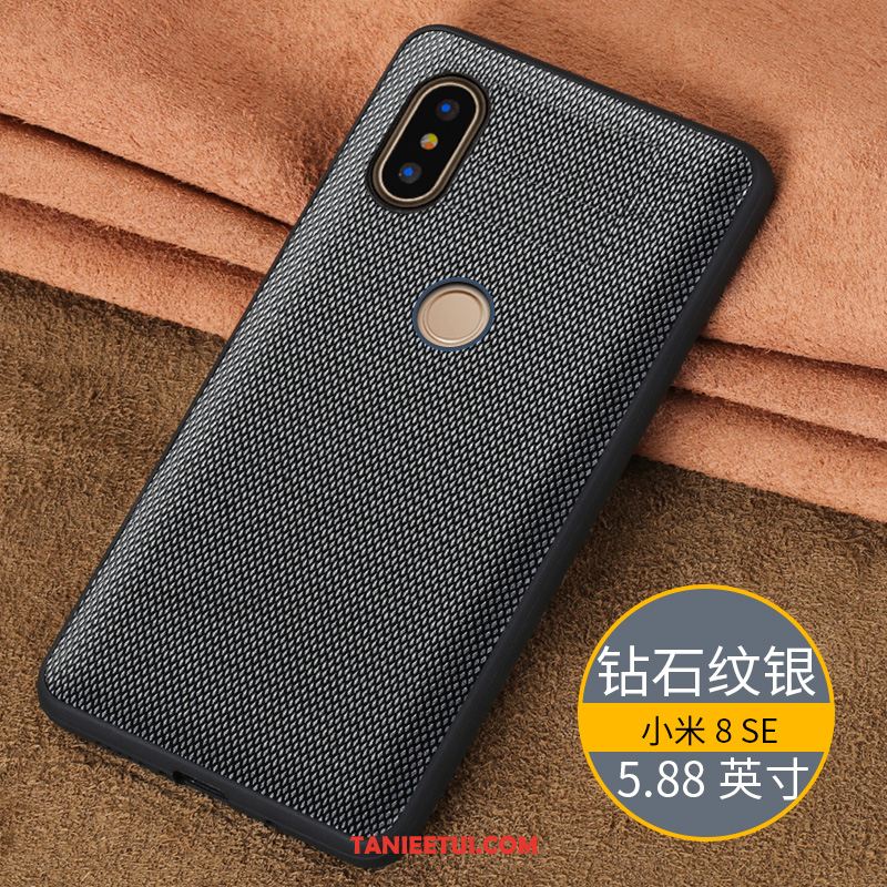 Etui Xiaomi Mi 8 Se Duży Tylna Pokrywa Czarny, Futerał Xiaomi Mi 8 Se Skórzany Futerał Ochraniacz All Inclusive Beige