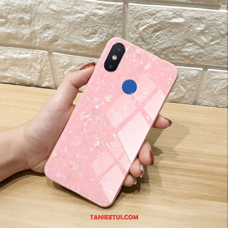 Etui Xiaomi Mi 8 Se Wisząca Szyja Tylna Pokrywa Szkło Hartowane, Obudowa Xiaomi Mi 8 Se Czarny Mały Czerwony Netto Beige