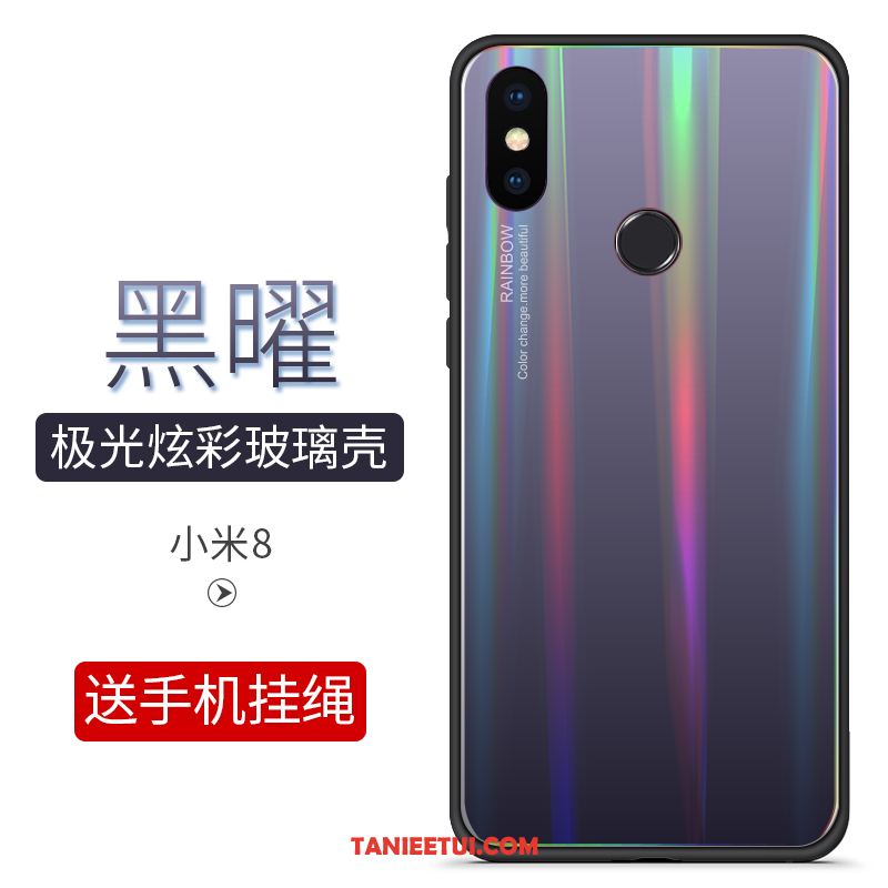 Etui Xiaomi Mi 8 Telefon Komórkowy All Inclusive Kolor, Pokrowce Xiaomi Mi 8 Czarny Wiszące Ozdoby Kolor Gradientu Beige