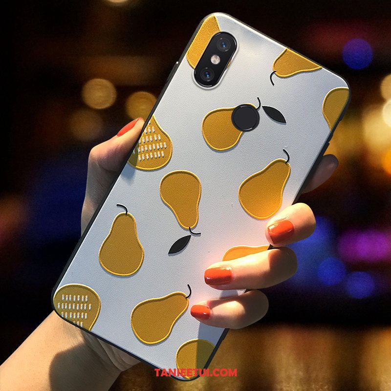 Etui Xiaomi Mi 8 Tendencja Żółty Silikonowe, Obudowa Xiaomi Mi 8 Telefon Komórkowy All Inclusive Miękki Beige