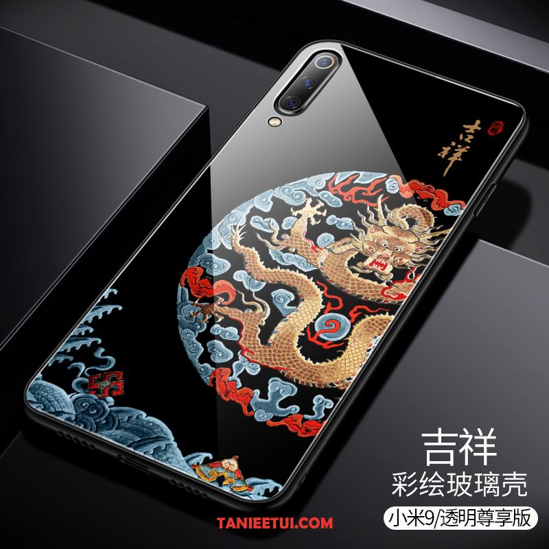 Etui Xiaomi Mi 9 Anti-fall Ochraniacz Modna Marka, Obudowa Xiaomi Mi 9 All Inclusive Chiński Styl Telefon Komórkowy Beige