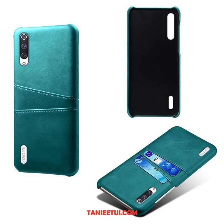 Etui Xiaomi Mi 9 Lite Anti-fall Skóra Karta, Pokrowce Xiaomi Mi 9 Lite Zielony Mały Nowy Beige