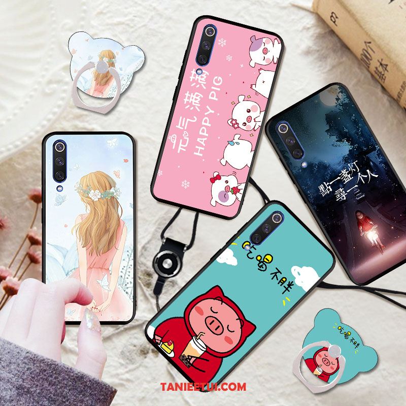 Etui Xiaomi Mi 9 Se Tendencja Wiszące Ozdoby Ring, Pokrowce Xiaomi Mi 9 Se Miękki Mały Silikonowe Beige