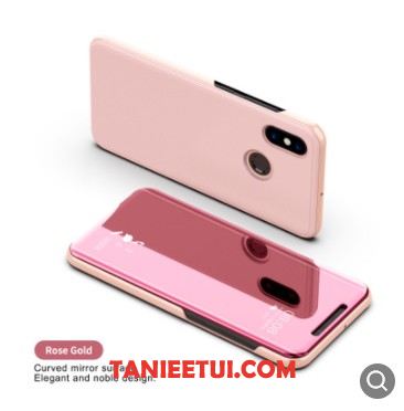 Etui Xiaomi Mi A1 Anti-fall Wspornik Skórzany Futerał, Futerał Xiaomi Mi A1 Ochraniacz Telefon Komórkowy Mały Beige