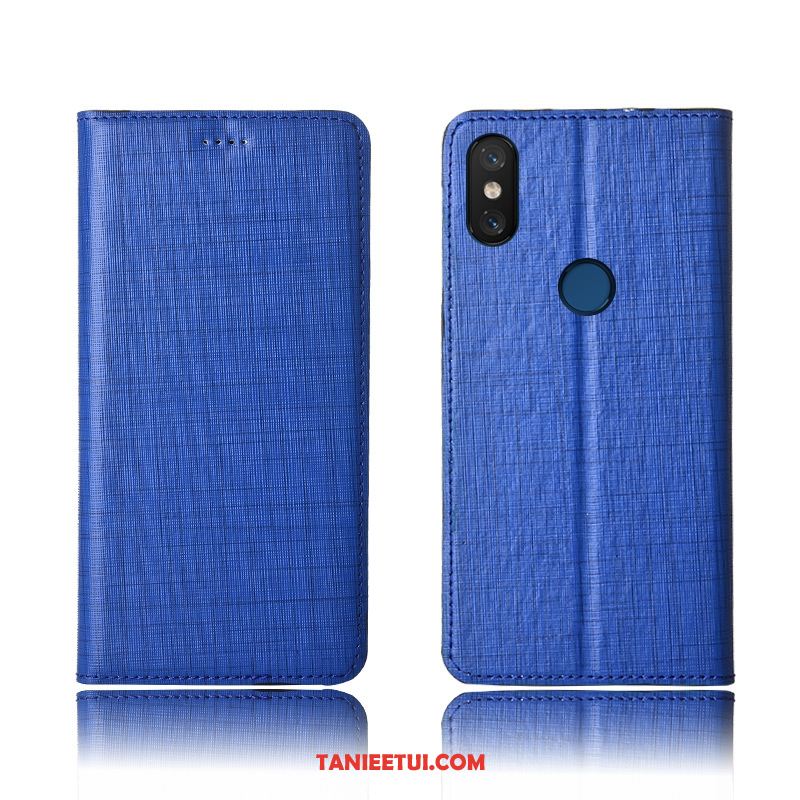 Etui Xiaomi Mi A2 Klapa All Inclusive Prawdziwa Skóra, Obudowa Xiaomi Mi A2 Skórzany Futerał Nowy Ochraniacz Beige