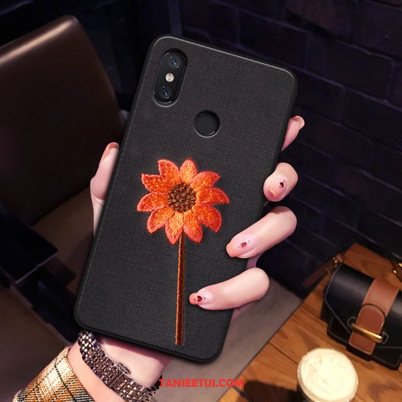 Etui Xiaomi Mi A2 Osobowość Z Haftem Gwiazda, Futerał Xiaomi Mi A2 Kreatywne Miękki Telefon Komórkowy Beige