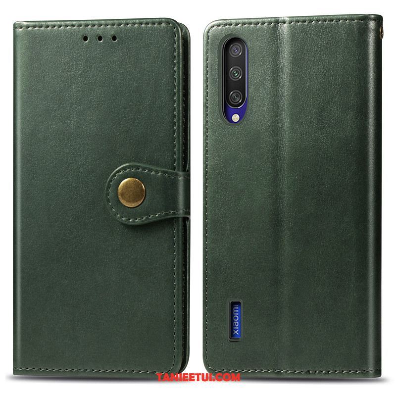 Etui Xiaomi Mi A3 Zielony Jednolity Kolor Mały, Pokrowce Xiaomi Mi A3 Ochraniacz Proste Telefon Komórkowy Beige