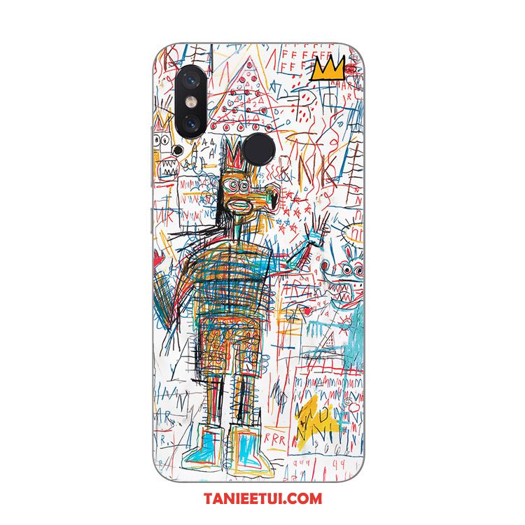 Etui Xiaomi Mi Mix 2s Mały Miękki Telefon Komórkowy, Futerał Xiaomi Mi Mix 2s Sztuka Kreatywne Graffiti Beige