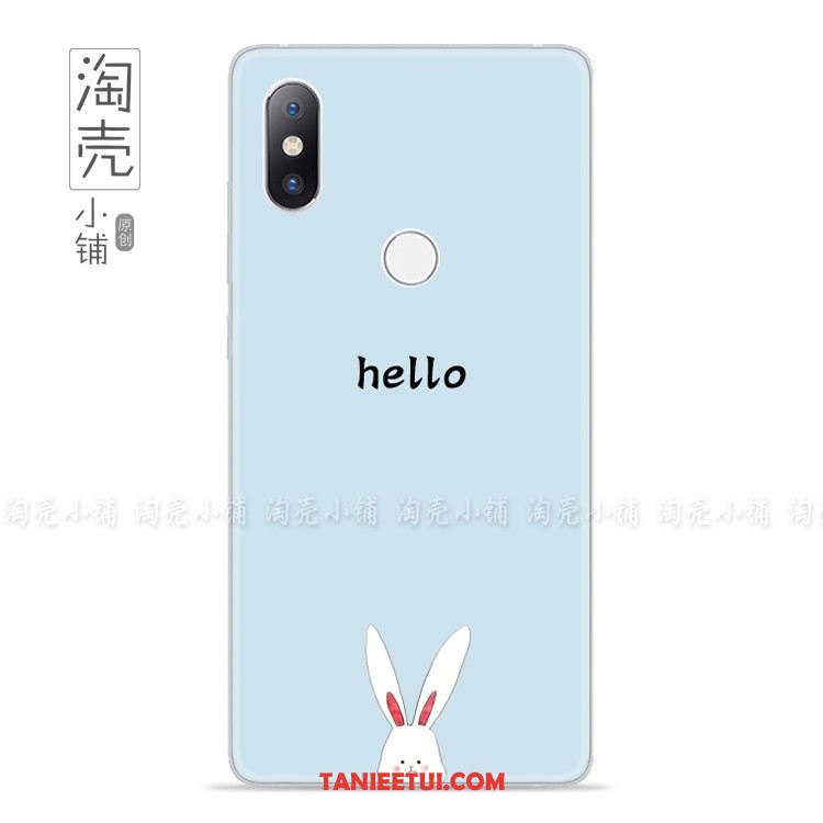 Etui Xiaomi Mi Mix 2s Zakochani Bunny Mały, Obudowa Xiaomi Mi Mix 2s Niebieski Miękki Piękny Beige