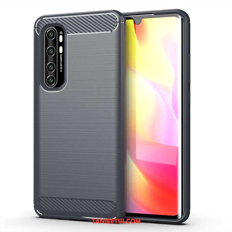 Etui Xiaomi Mi Note 10 Lite Mały Miękki Szary, Obudowa Xiaomi Mi Note 10 Lite Jedwab Wzór Telefon Komórkowy Beige