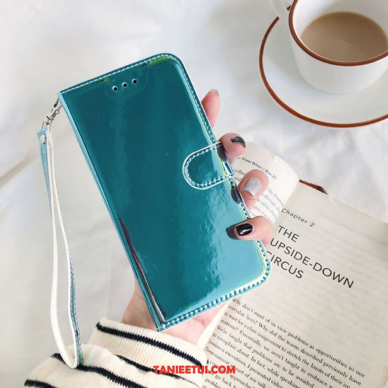 Etui Xiaomi Mi Note 10 Zielony Kolorowe Gradient, Pokrowce Xiaomi Mi Note 10 Telefon Komórkowy Portfel Lustro Beige