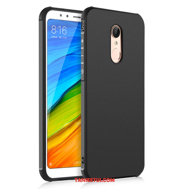 Etui Xiaomi Redmi 5 Plus Silikonowe Czerwony Anti-fall, Futerał Xiaomi Redmi 5 Plus Wzór Smoka Jednolity Kolor Nubuku Beige