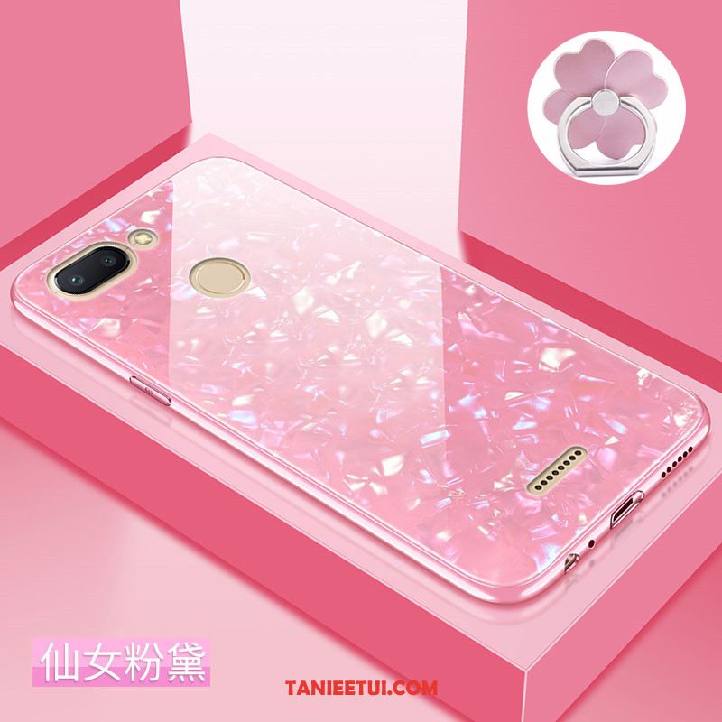 Etui Xiaomi Redmi 6 Anti-fall All Inclusive Szkło, Pokrowce Xiaomi Redmi 6 Mały Różowe Tendencja Beige