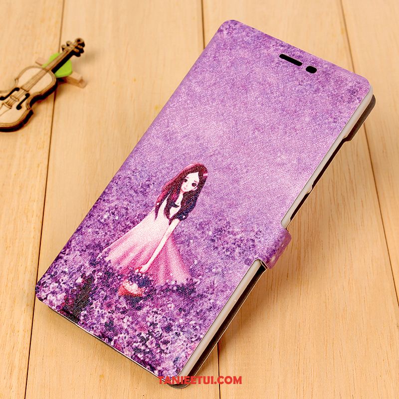 Etui Xiaomi Redmi 6 Purpurowy Ochraniacz Czerwony, Obudowa Xiaomi Redmi 6 Telefon Komórkowy Tendencja Skórzany Futerał Beige