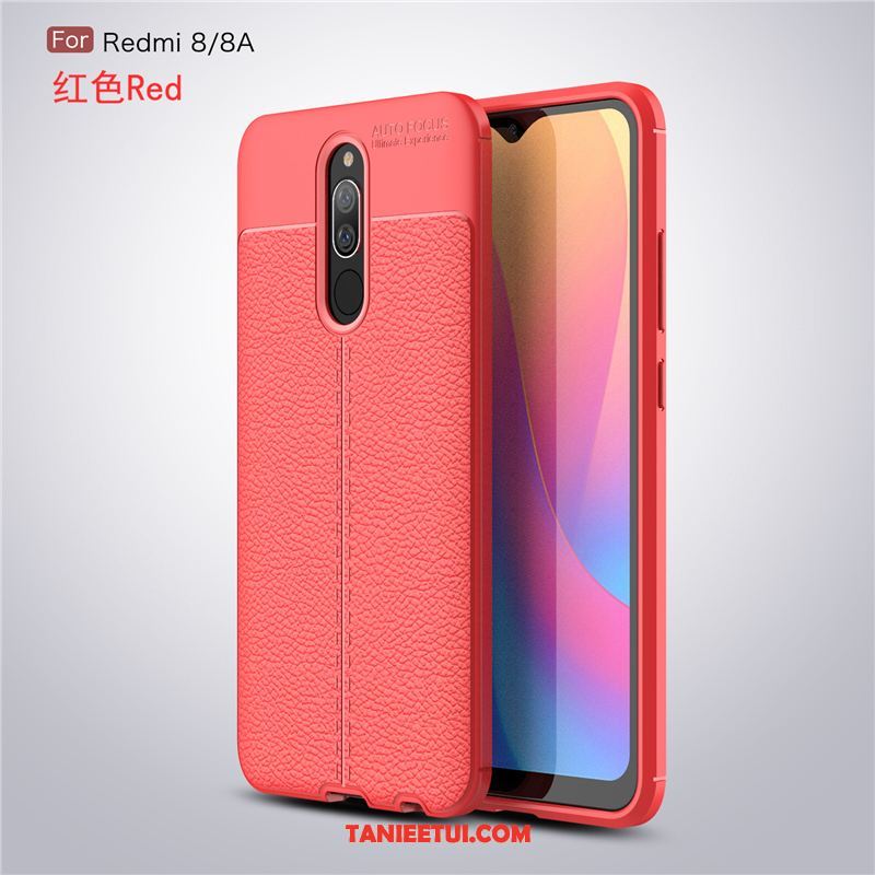 Etui Xiaomi Redmi 8 Czerwony Silikonowe Anti-fall, Futerał Xiaomi Redmi 8 Gwiazda Biznes Osobowość Beige