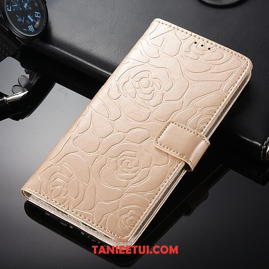 Etui Xiaomi Redmi Note 5 Ochraniacz Mały Wysoki, Obudowa Xiaomi Redmi Note 5 Złoto Anti-fall Skórzany Futerał Beige