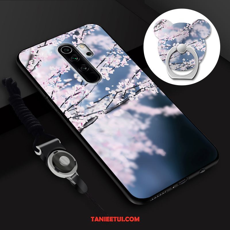 Etui Xiaomi Redmi Note 8 Pro Kreskówka Mały Filmy, Obudowa Xiaomi Redmi Note 8 Pro Wiszące Ozdoby Telefon Komórkowy Czerwony Beige