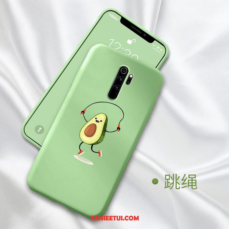 Etui Xiaomi Redmi Note 8 Pro Wielofunkcyjne Anti-fall Wiszące Ozdoby, Obudowa Xiaomi Redmi Note 8 Pro Telefon Komórkowy Zielony Piękny Beige