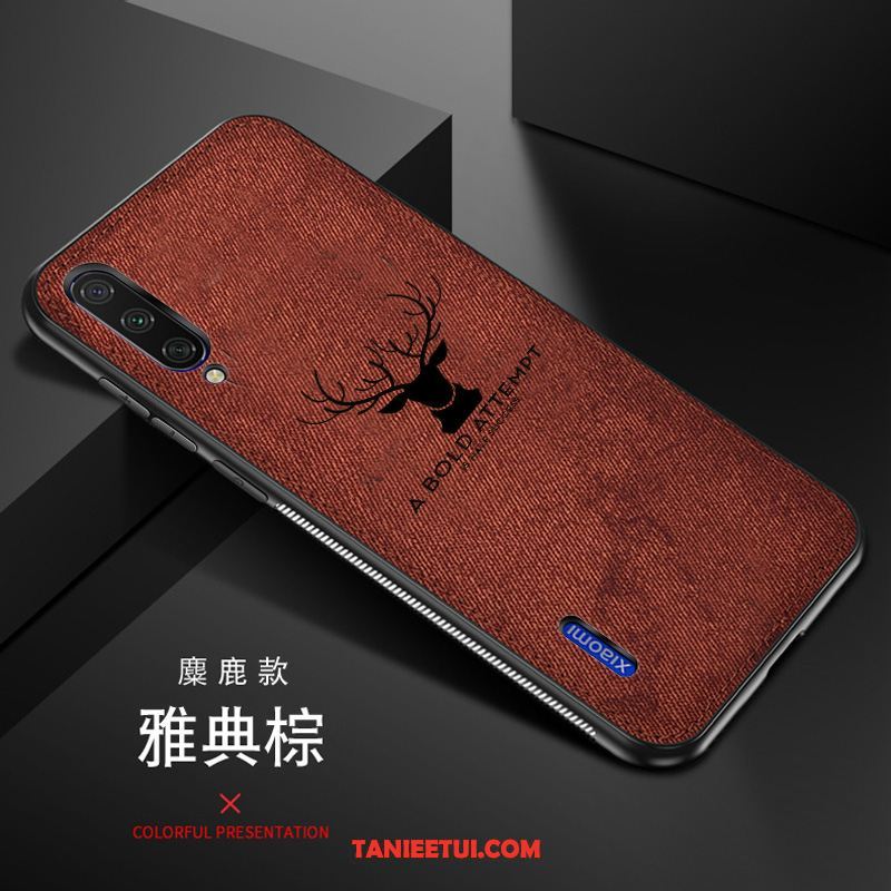 Etui Xiaomi Redmi Note 8t Ochraniacz Wiszące Ozdoby Płótno, Futerał Xiaomi Redmi Note 8t Telefon Komórkowy Wzór Denim Braun Beige