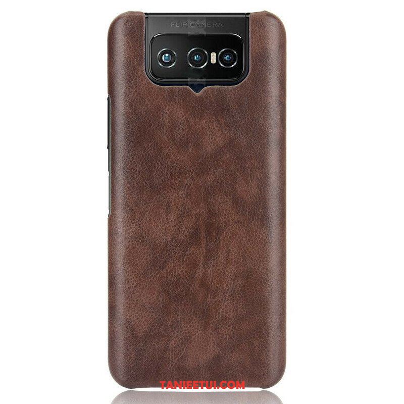 Etui do Asus Zenfone 7 / 7 Pro Efekt Skóry Liczi