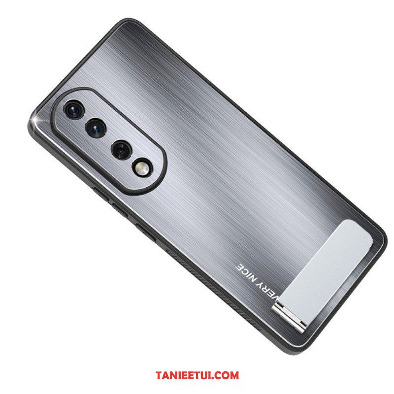 Etui do Honor 90 Pro Szczotkowany Stop Aluminium Ze Wspornikiem