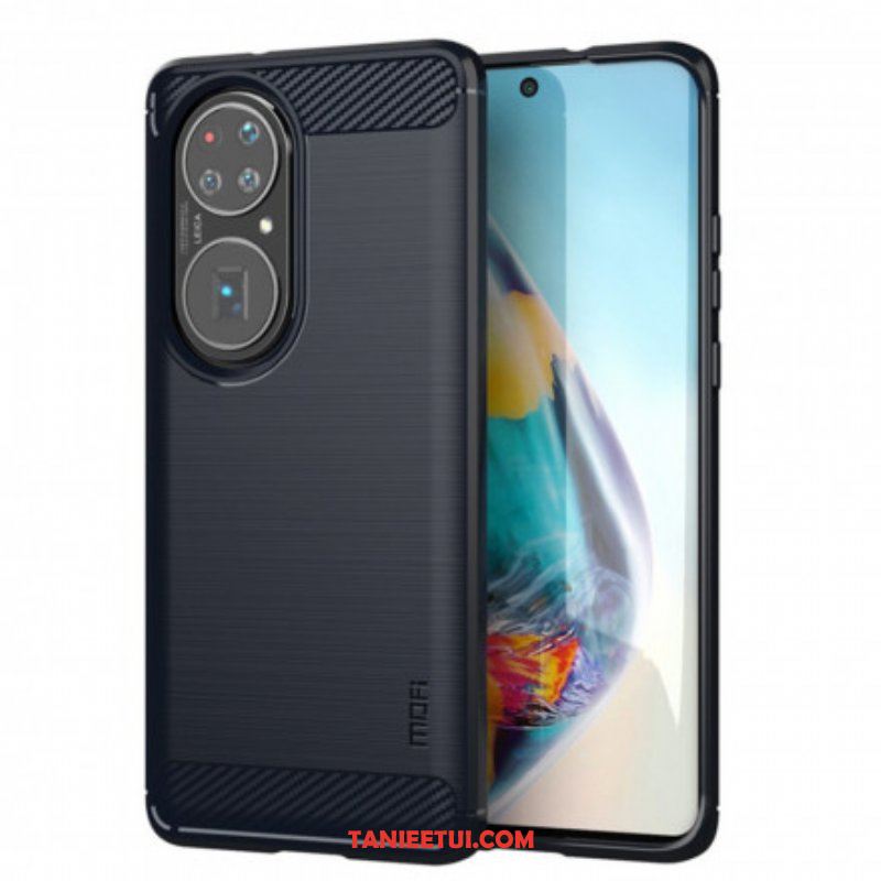 Etui do Huawei P50 Pro Szczotkowane Włókno Węglowe Mofi