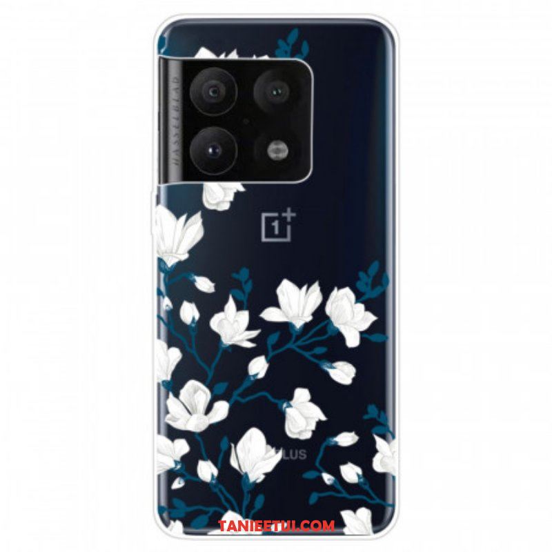 Etui do OnePlus 10 Pro 5G Białe Kwiaty