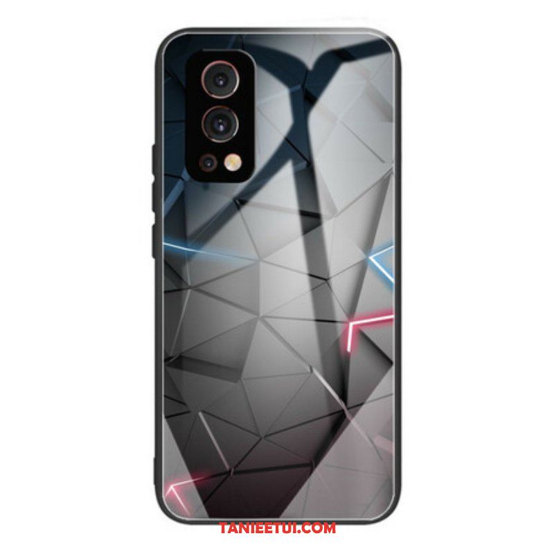 Etui do OnePlus Nord 2 5G Geometria Szkła Hartowanego