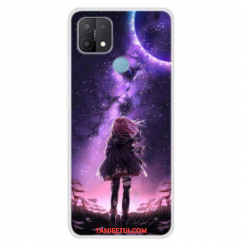 Etui do Oppo A15 Magiczna Pełnia Księżyca