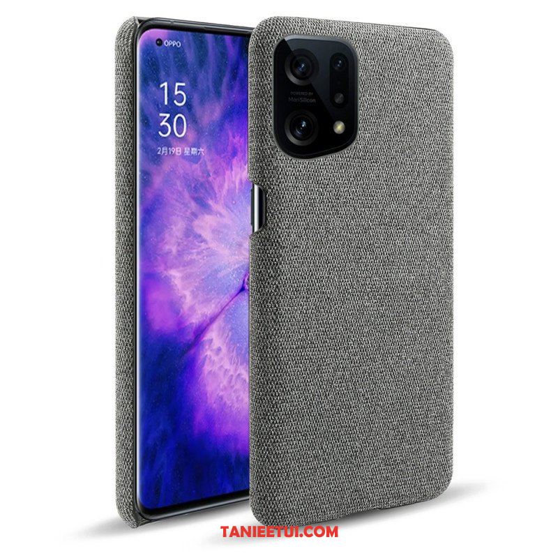 Etui do Oppo Find X5 Tkanina Z Klasą