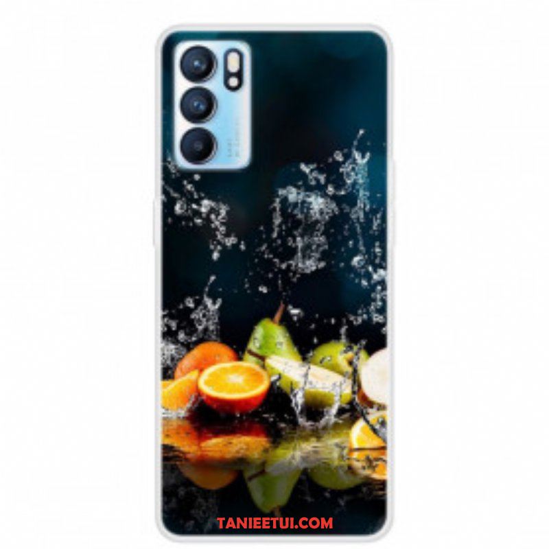 Etui do Oppo Reno 6 5G Splash Cytrusowy