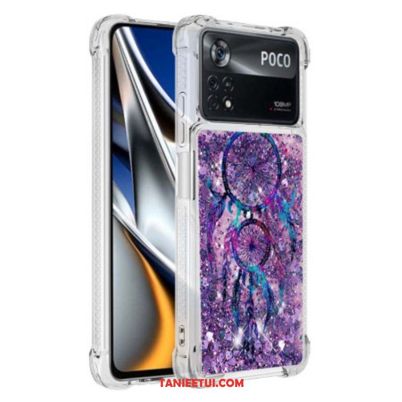 Etui do Poco X4 Pro 5G Cekinowy Łapacz Snów