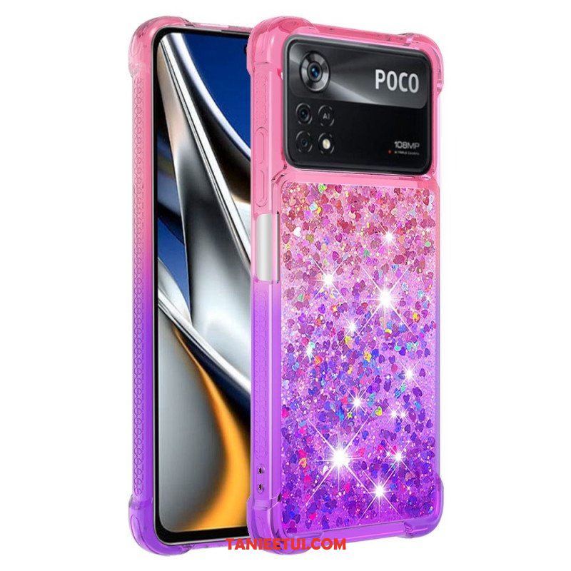 Etui do Poco X4 Pro 5G Kolorowe Cekiny