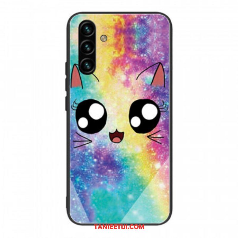 Etui do Samsung Galaxy A13 5G / A04s Kot Ze Szkła Hartowanego