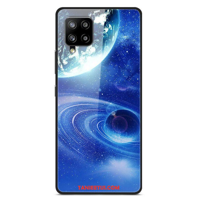 Etui do Samsung Galaxy A42 5G Planety Szklane I Silikonowe