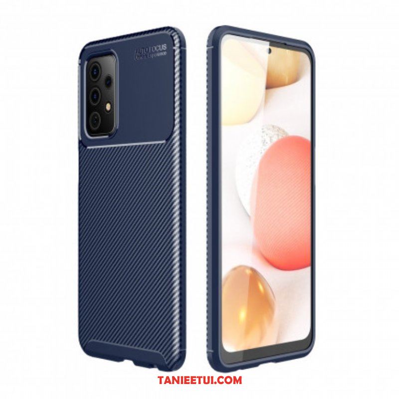 Etui do Samsung Galaxy A52 4G / A52 5G / A52s 5G Elastyczna Tekstura Włókna Węglowego