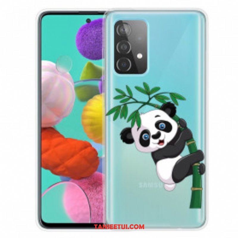 Etui do Samsung Galaxy A52 4G / A52 5G / A52s 5G Panda Na Bambusie