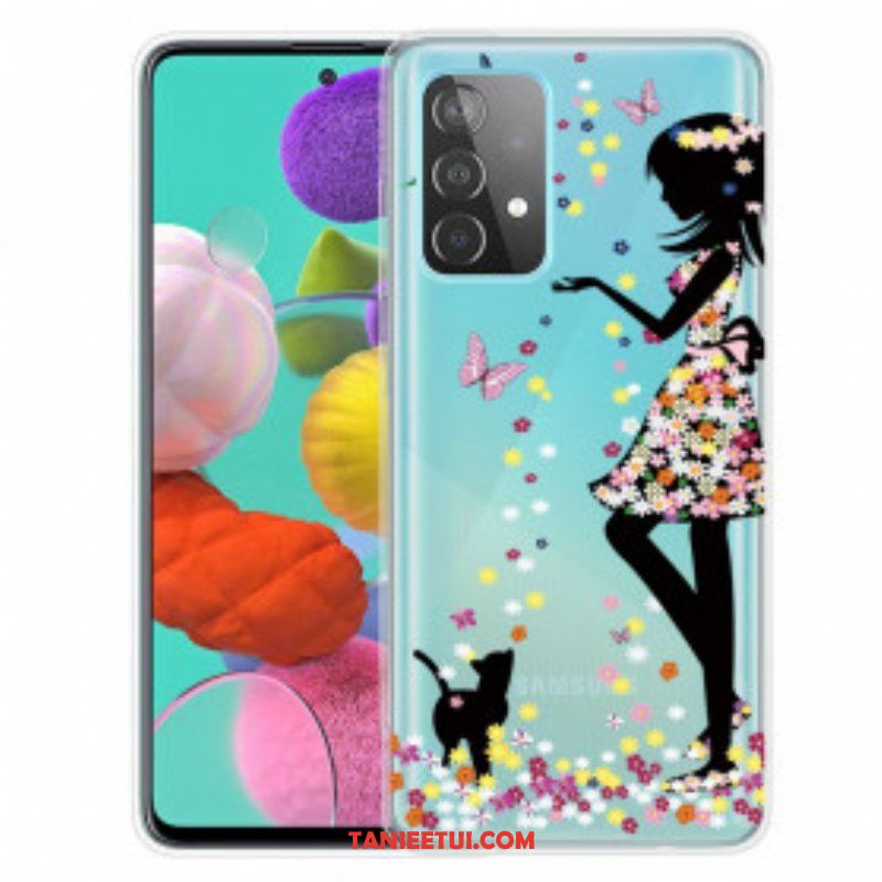 Etui do Samsung Galaxy A52 4G / A52 5G / A52s 5G Ładna Głowa Kwiatu